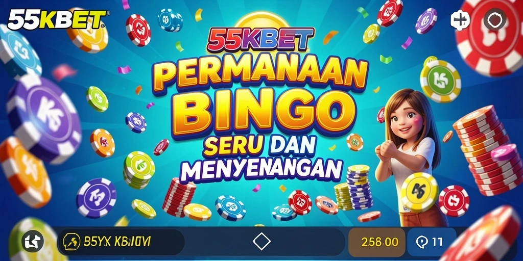 Gameplay Bingo menarik di 55KBET dengan desain yang ramah pengguna.