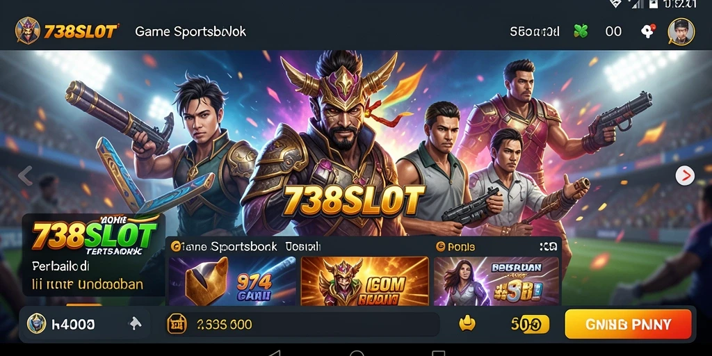 Tampilan menarik dan interaktif dari 738SLOT saat taruhan olahraga.