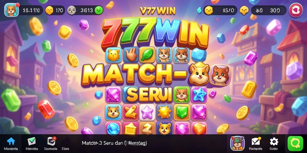 Tampilan gameplay yang menarik dan penuh warna di 777WIN.