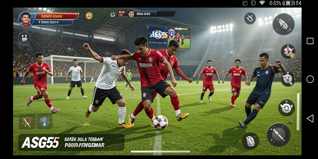 Tampilan gameplay ASG55 yang dinamis dan menarik.
