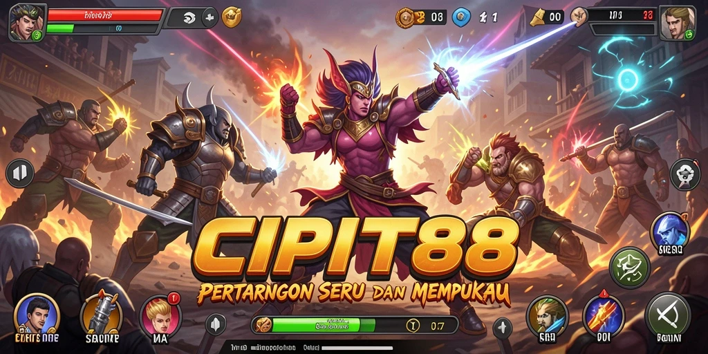Tampilan gameplay CIPIT88 yang mendebarkan dengan pertarungan yang seru.