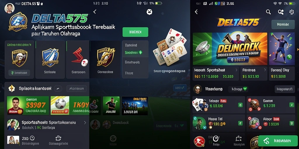 Tampilan screenshot DELTA575 yang menunjukkan pengalaman taruhan olahraga yang menarik.