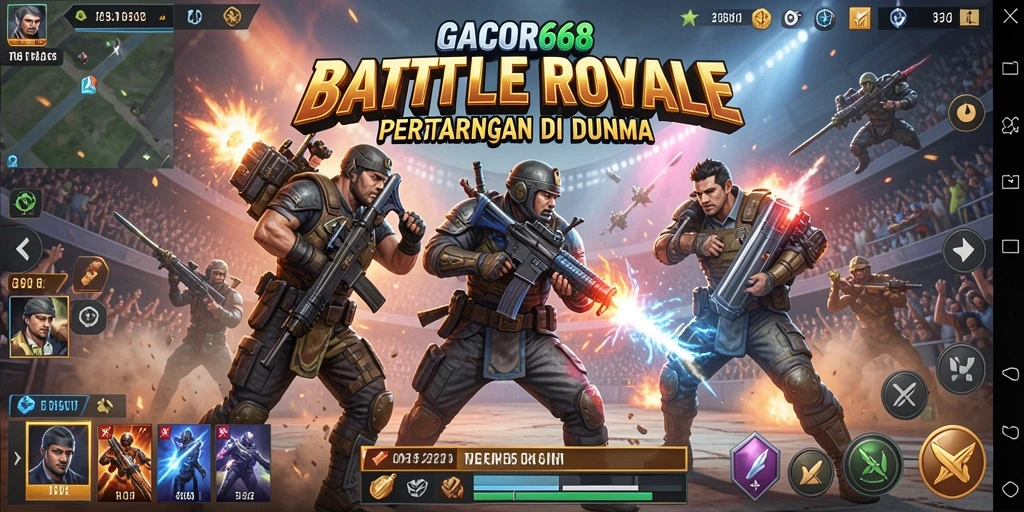 Tampilan pertarungan seru di GACOR668 dengan aksi mendebarkan.