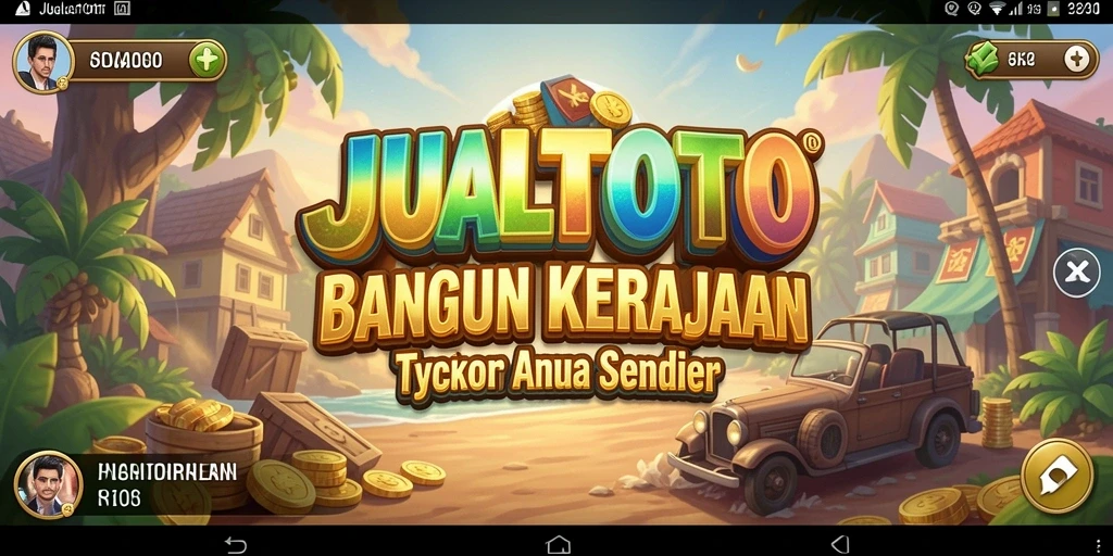 Screenshot gameplay JUALTOTO yang menampilkan aktivitas manajemen Tycoon.