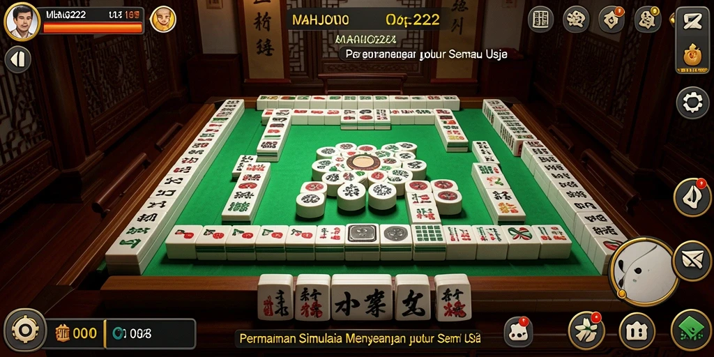 Tampilan gameplay menarik dari MAHJONG222 dengan desain yang menawan.