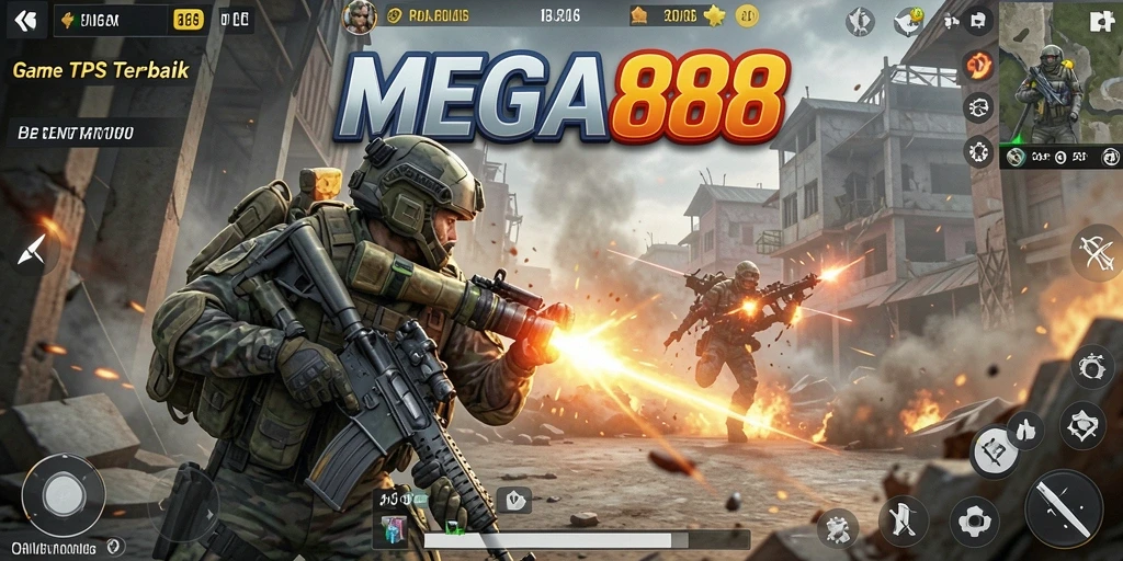Tampilan gameplay MEGA888 yang mendebarkan dan penuh aksi.