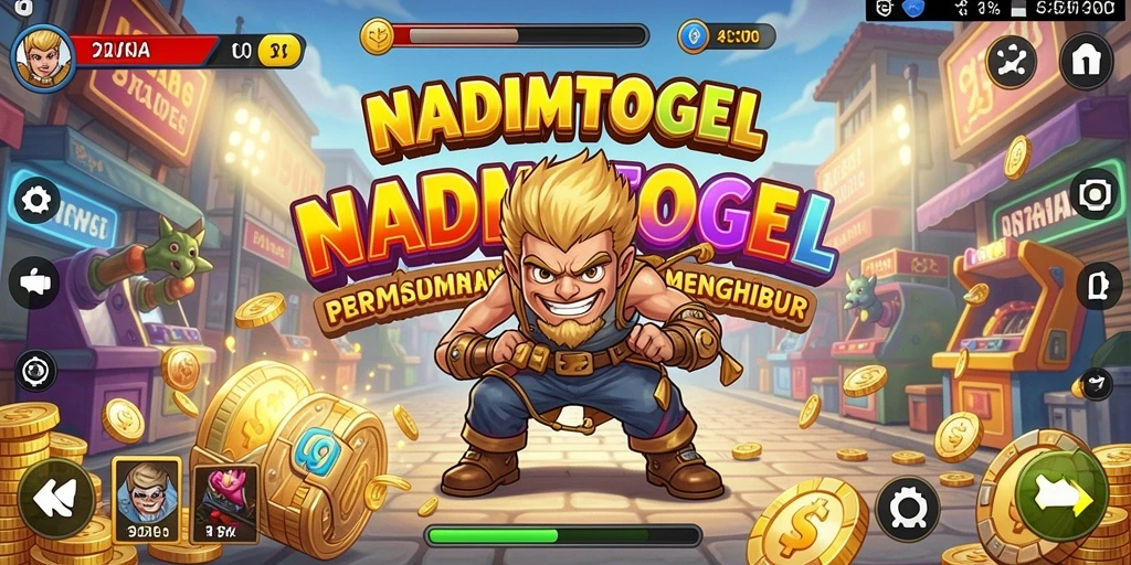 Screenshot utama NADIMTOGEL menampilkan gameplay seru yang penuh tantangan.