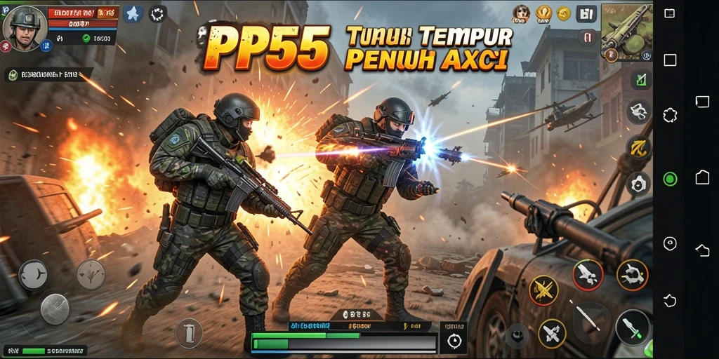 Tangkap aksi seru dalam gameplay RP55 yang mendebarkan.