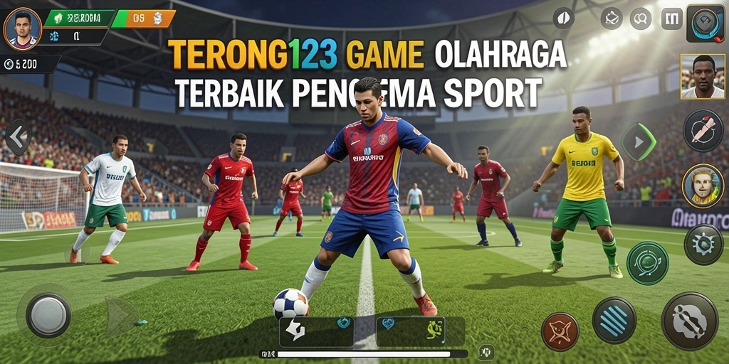 Tampilan utama gameplay TERONG123 dengan aksi olahraga seru.