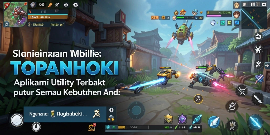 Screenshot utama dari TOPANHOKI menunjukkan antarmuka yang bersih dan fungsional.