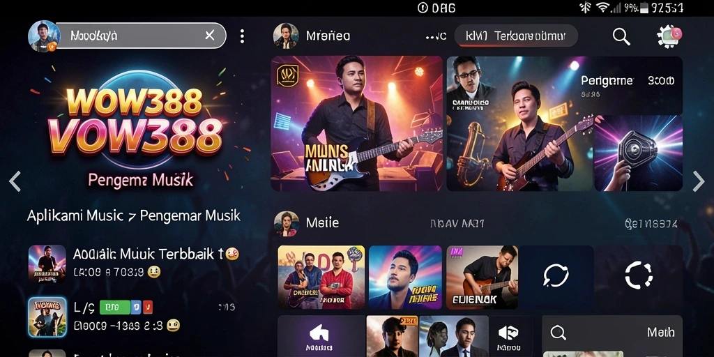 Screenshot dari gameplay WOW388 yang menunjukkan pengalaman musik yang interaktif.